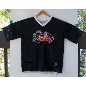 Nike NFL Flag Football Reversible Jersey Black White Red Size XL
